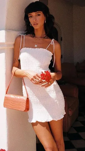 Princess Polly White Mini Dress thumbnail 1