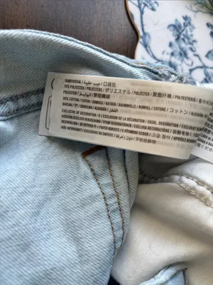Abercrombie & Fitch Light Blue The Loose High Rise Jeans Sz 31/12 Retro Y2K thumbnail 9