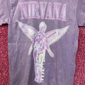 Nirvana In Utero Live 93 Tour Dates & Art Grunge Band Tee S thumbnail 2