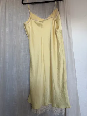 Abercrombie and Fitch Bra Free Lace Trim Midi Slip Dress thumbnail 7