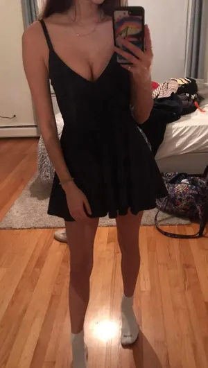 navy blue dress thumbnail 1