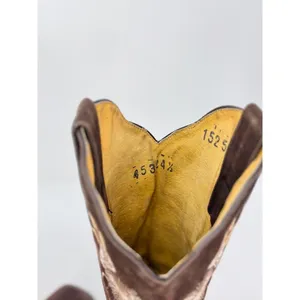 Toro Moro Womens Western Boots Brown Leather Floral Square Cowgirl Rodeo US 4.5 thumbnail 9