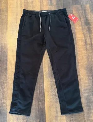 NWT Sherpa Adventure Gear Rolpa Fleece Pants Black XL thumbnail 1