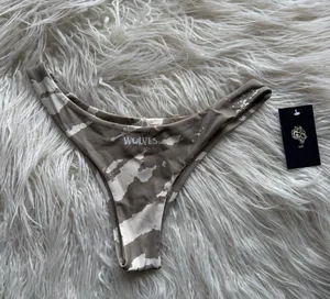 Darc Sport Wolves Hardcore Nikita Bikini Bottom Cacti Cream Native Camo Small thumbnail 1