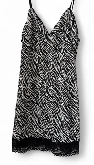 Victoria’s Secret Zebra Lace Slip thumbnail 1
