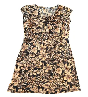 Newport News Dress Large Beaded Floral‎ thumbnail 1