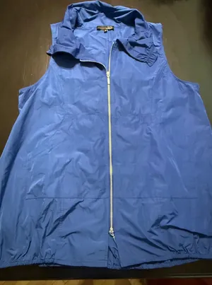 Liv by Habitat Clothes Blue Zip Front Funnel Neck Vest XL 100502‎ thumbnail 1