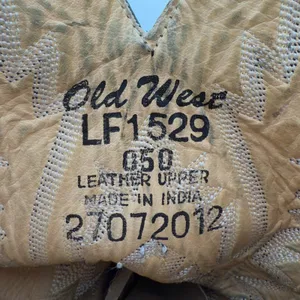 Old West Canyon‎ Leather Snip Toe Western Boots Tan Leather Women 5 LF1529 thumbnail 9