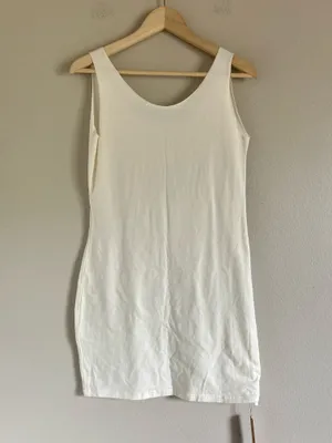 Skims Bodycon Tank Short Dress in Bone 2X Xxl NWT thumbnail 2