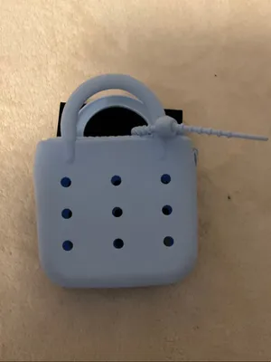 Mini Silicone Bag Organizer in Light Blue thumbnail 3