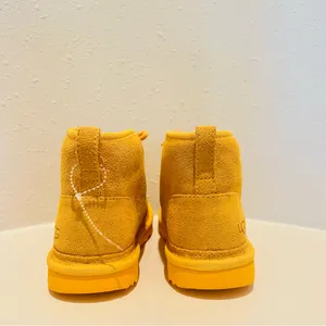 UGG Women's Yellow Suede Ankle Booties thumbnail 10