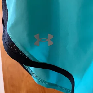 Under Armour Shorts Teal Blue With Black Trim Loose Women's NWT Size 2X thumbnail 2
