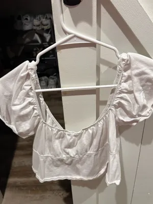 Sunday Best Aritzia Top White Crop thumbnail 2