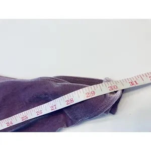 Fabletics Gigi Velour Bodysuit Women L‎ Purple One-Shoulder Snap Closure Velvet thumbnail 8