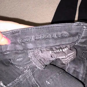 American Eagle Outfitters Black Skinny Jeans with Stretch thumbnail 2