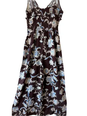 PATRONS OF PEACE Arcadia Floral Jumpsuit Brown Size M NEW thumbnail 6