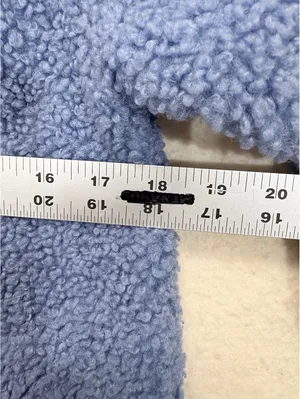 Avalanche Fleece Jacket Size S Blue Snap Front Sherpa Soft Outdoor thumbnail 7