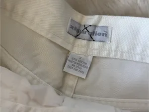 Xhilaration Vintage 90s White Deadstock High-Rise Cuffed Denim Shorts thumbnail 7