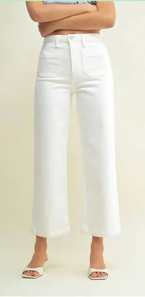 Just Black Denim Cropped Pants thumbnail 1