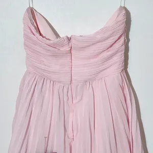Lulus Pink Tiered Strapless Maxi Dress NWT Size XS Pink Wedding Guest Dress thumbnail 6