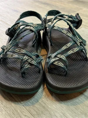 Chaco ZX2 Yampa Green Blue Strappy Outdoor Hiking Athletic Sandals Women's 10 thumbnail 2