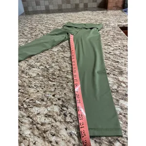 OFFLINE by Aerie Real Me Crossover Leggings S Petite Green High Rise 7/8 25" thumbnail 4