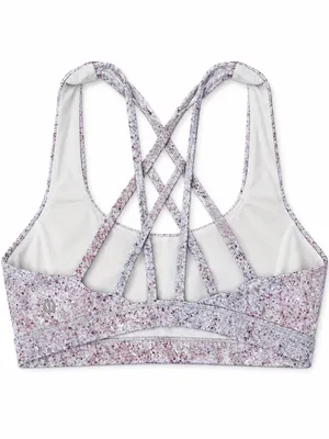 Lululemon Free To Be Serene Bra Womens 6 Summer Haze Multi Excellent Strappy thumbnail 4