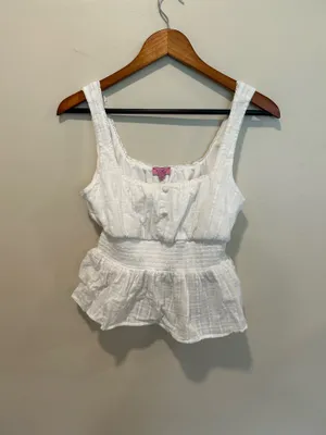 Francesca's NWT white tank top thumbnail 5
