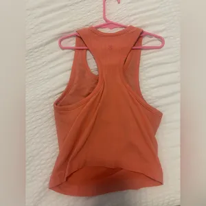 Lululemon Orange Ebb to Street Cropped Racerback Tank thumbnail 2
