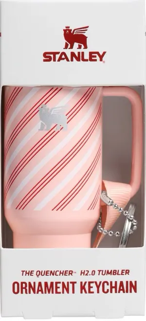 Stanley nwt Ornament Keychain Strawberry Cream Twist thumbnail 1