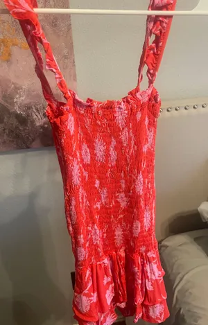Smocked Boutique Mini Dress thumbnail 2