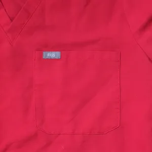 Figs Pop Red Limited Edition Catarina Scrub Top Size Large thumbnail 2