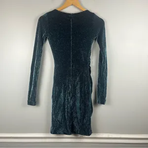 New House of CB Anoushka Shimmer Emerald Green Bodycon Women’s Dress XS thumbnail 7