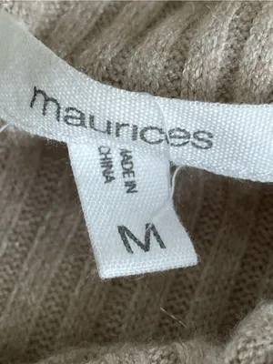 Maurices Beige Ribbed Long-Sleeve Midi Dress with Cutout thumbnail 4