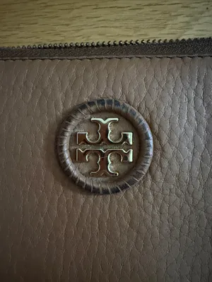 TORY BURCH -  Brown Leather Zip Wallet thumbnail 2