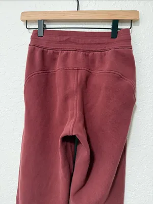 🍋 LULULEMON Drawstring Joggers - Burgundy size 0 thumbnail 7
