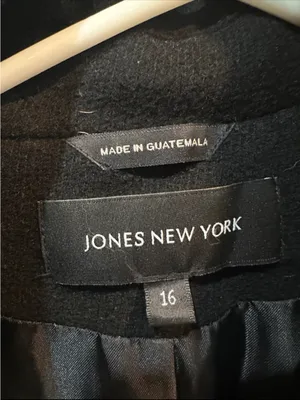 Jones New York Black Wool Blend Coat thumbnail 2