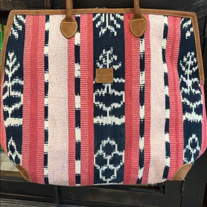 Tapestry Tote Bag Pink thumbnail 2