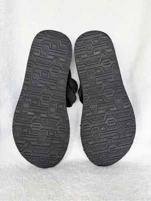 Skechers Womens Size 7 Black Meditation Studio Kicks Yoga Foam Sandals thumbnail 9