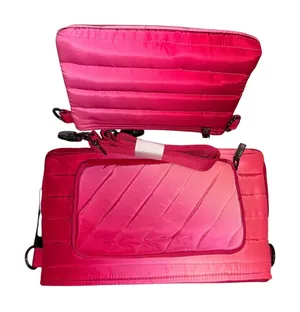 Think Royln Ombre Pink Puffer Crossbody Bag/Wallet Nylon with RFID Front‎ Wallet thumbnail 1