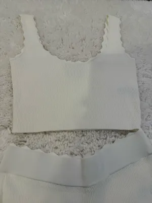 Cute white summer set thumbnail 3