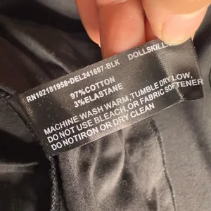 Dollskill Delias Rare Moment Collared Top, Black, S thumbnail 3