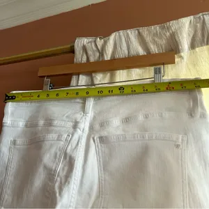 Madewell Stovepipe Jeans Slim Straight Coastal White High‎ Rise NWT Size 33 (16) thumbnail 9