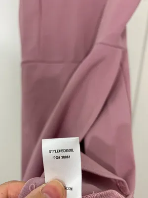 Lulu's Size Medium Mauve Orchid V-Neck Tulip Hem Bodycon Dress thumbnail 6