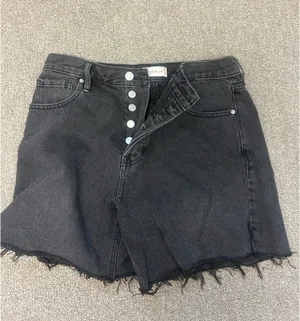 Pacsun High Rise Relaxed Short Black thumbnail 2