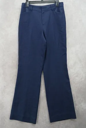 Wool Office Resort‎ Y2K Lauren Ralph Lauren Blue Straight Chino Formal Pants 6 thumbnail 1