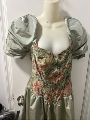 80s tapestry princess dress Pink thumbnail 1