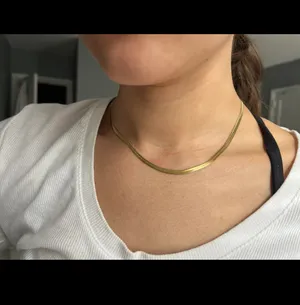 Gold Snake Chain Necklace thumbnail 4
