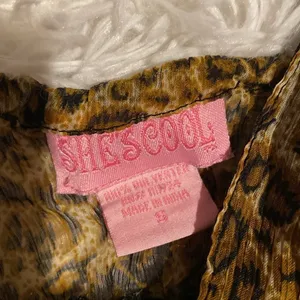 90’s vintage cheetah print maxi dress thumbnail 12
