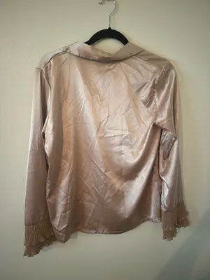Gold Satin Pajama Set thumbnail 3